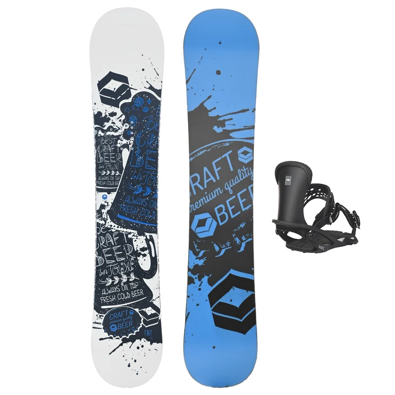 FTWO Set Snowboard TNT Blau 143cm mit Pipe Bindung M Sale