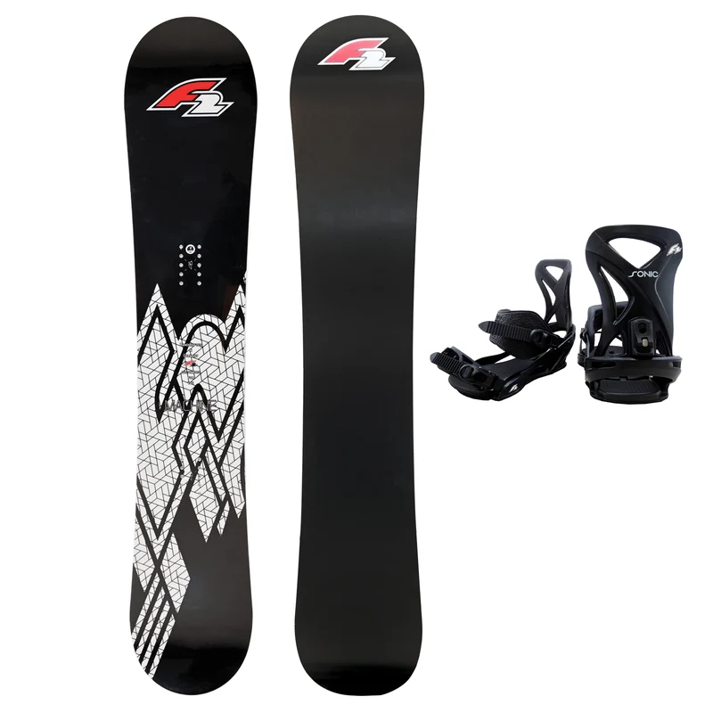 F2 Set Snowboard Rental Machine + Sonic Bindung Komplettset Größen wählbar
