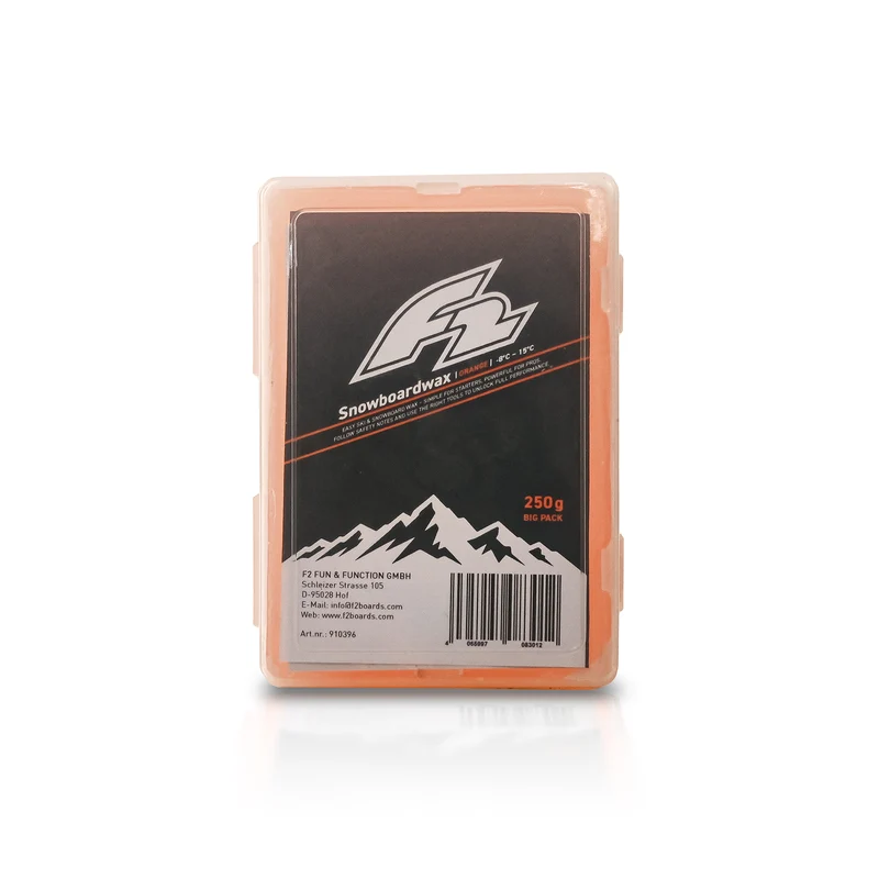 F2 Snowboard Zubehör Snowboard Ski Wachs 250g – Wachs Art wählbar