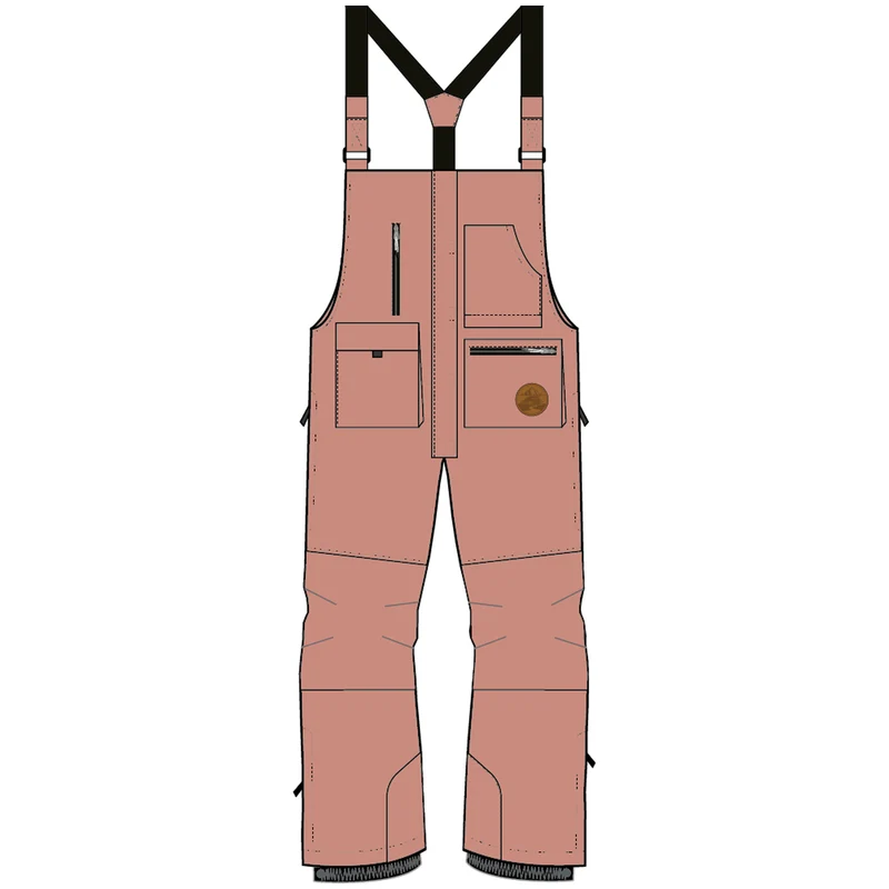 F2 Snowboard/Ski Träger Hose Latzhose Slope XS-XXL Größe wählbar Coral