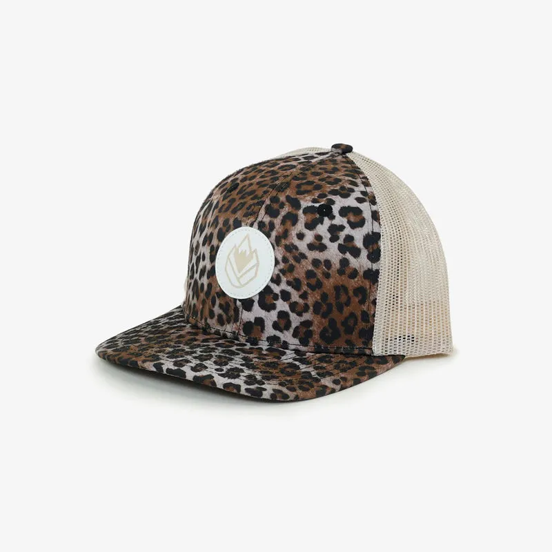 Phieres Phintage Trucker Snapback Cap Youth Leo Print