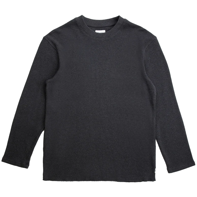 Classic Waffle Knit L/S Top