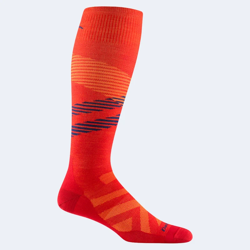Darn Tough Pennant RFL Over The Calf Ultra Lightweight No Cushion Men's Snow Socks