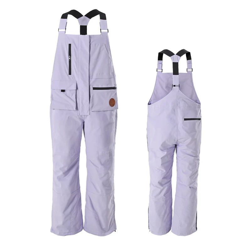 F2 Snowboard/Ski Träger Hose Latzhose Slope XS-XXL Größe wählbar Lila