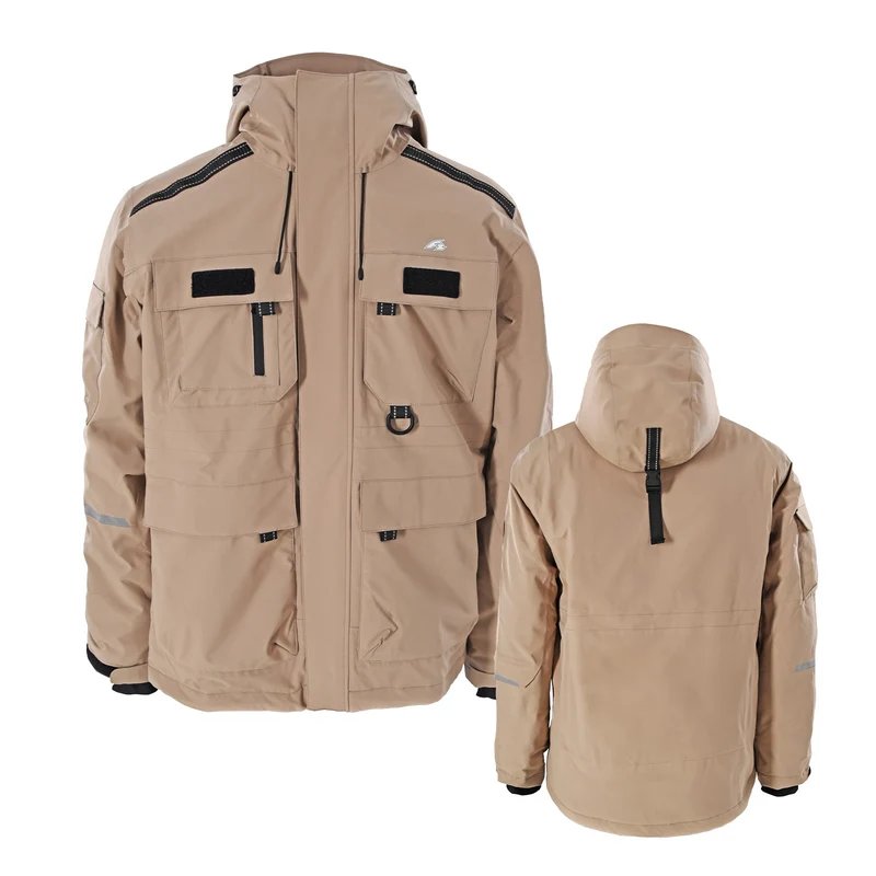 F2 Snowboard/Ski Jacke Blizzard 80g Fütterung XS-XXL Größe wählbar Beige