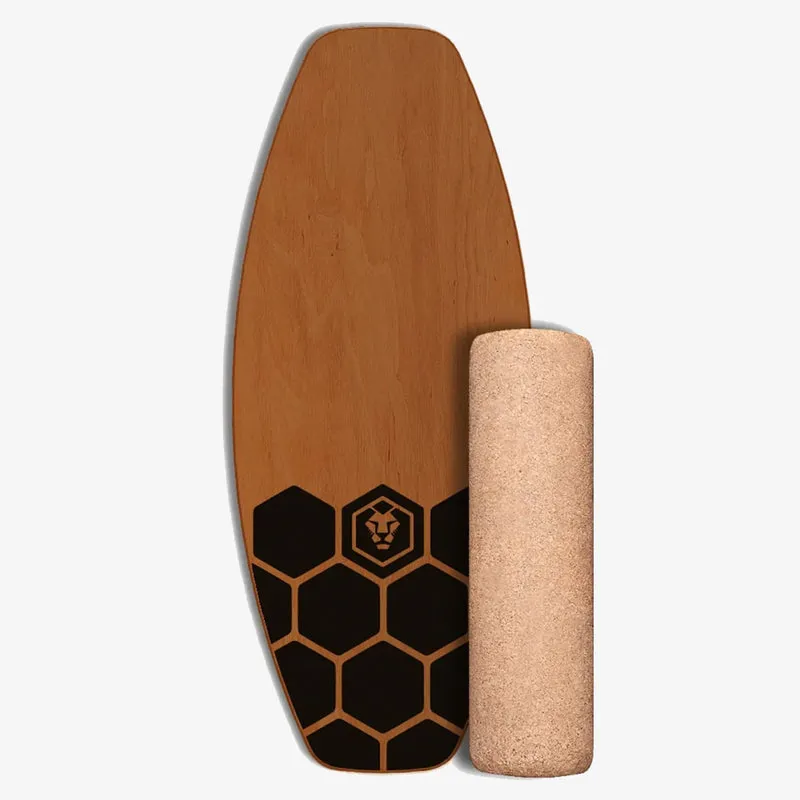 Daffy Boards Allrounder Balance Board Set mit Korkrolle