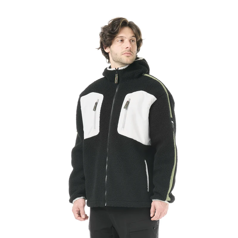 Veste polaire à capuche homme zippé PEMBERTON