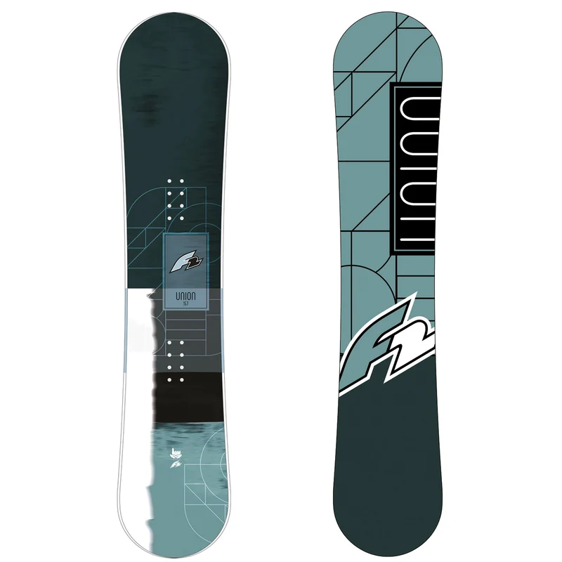 F2 Snowboard Union Freeride/Freestyle Größe wählbar Aqua 2025