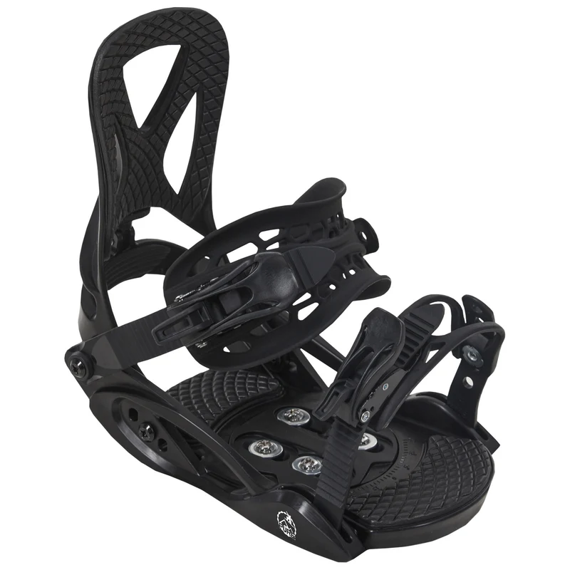 F2 Junior Snowboard Bindung F2 - Pipe - Rookie S-M Größe wählbar Schwarz