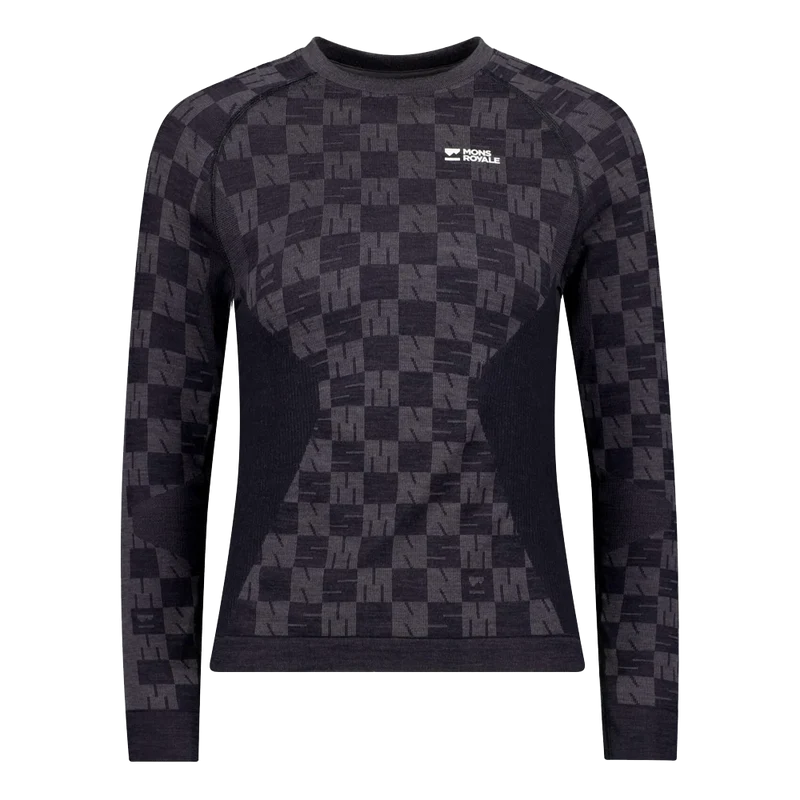 Mons Royale Ascender Merino Seamless Long Sleeve // Women's