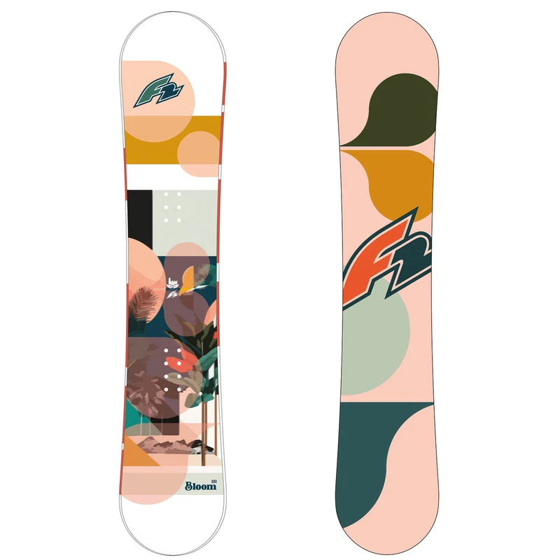 F2 Junior Snowboard Bloom - Rookie Girl Freeride Größe wählbar Apricot 2025
