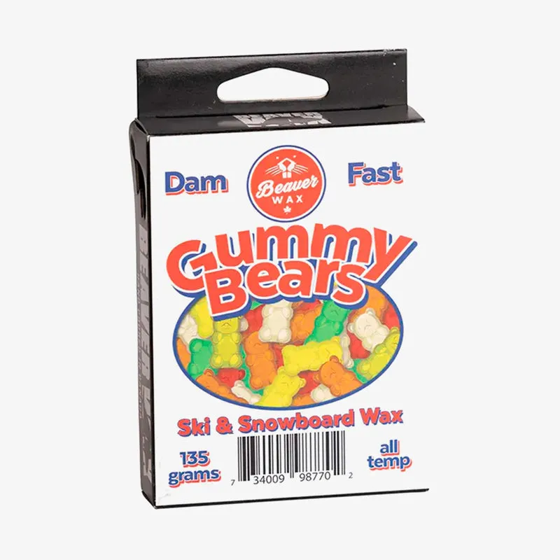 BeaverWax Gummy Bears Snowboard Wachs