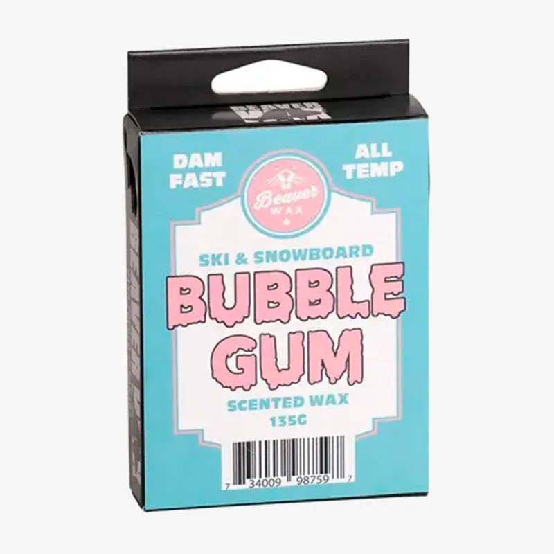BeaverWax Bubble Gum Snowboard Wachs