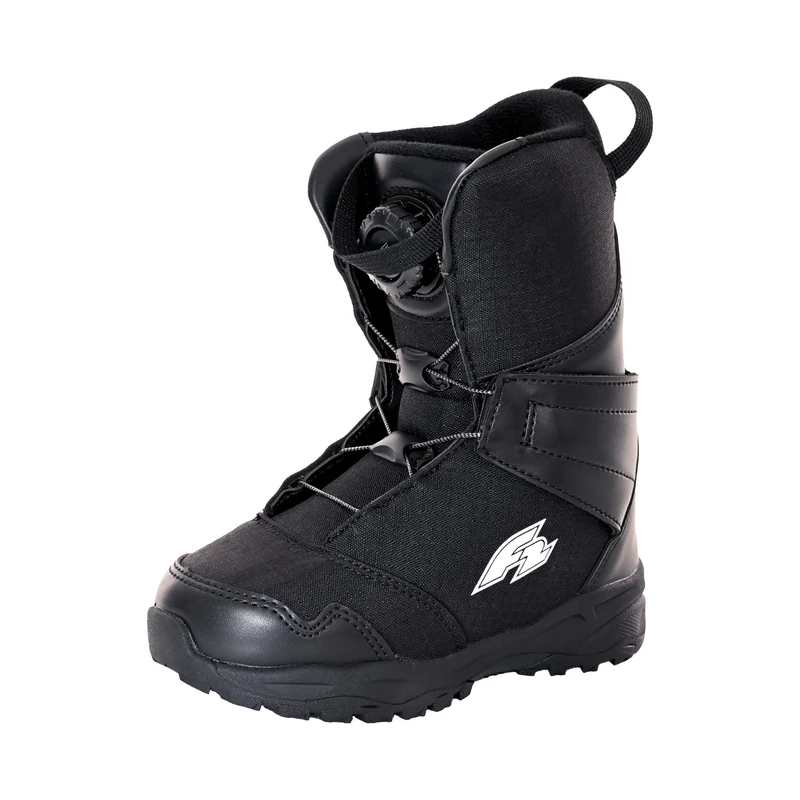 F2 Junior Snowboard Boots Kids Atop - Rookie Größe wählbar Schwarz