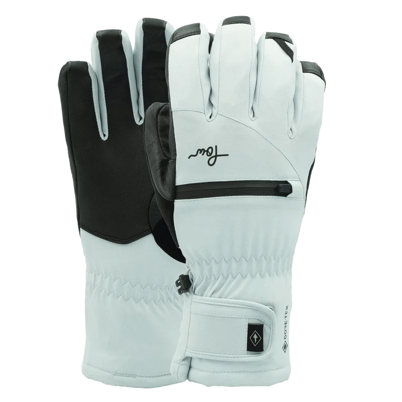 2026 POW Cascadia GTX Short Gloves + Leather - Ballad Blue