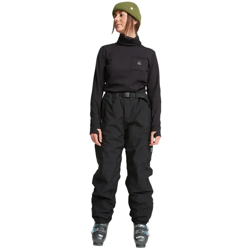 2026 Rojo She Ripz Womens Snow Pants - True Black