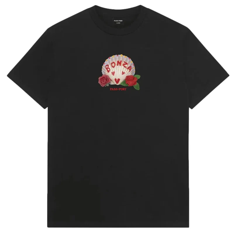 Pass Port T-Shirt Bonza TEE Nera
