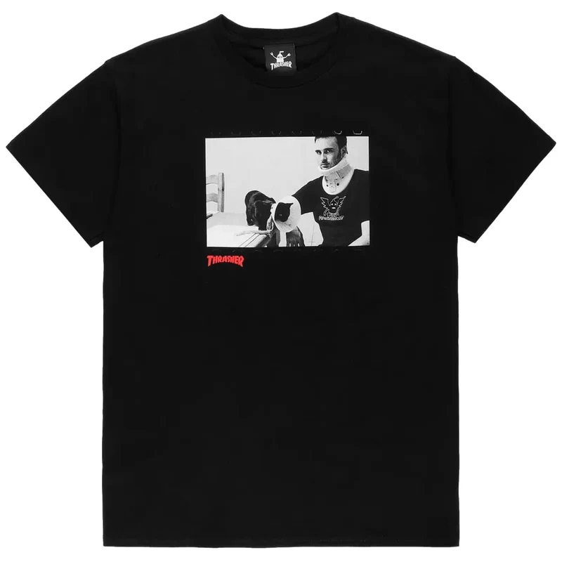 Thrasher T-Shirt Templeton BY Burnett Black