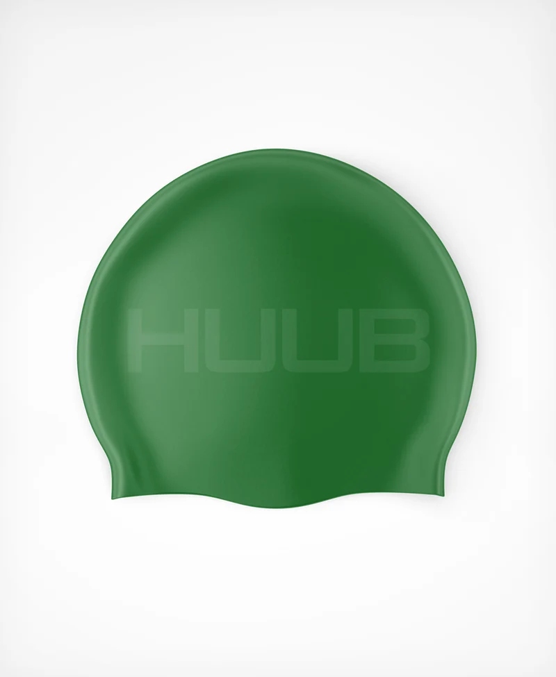 Silicone Swim Cap - Forest Green