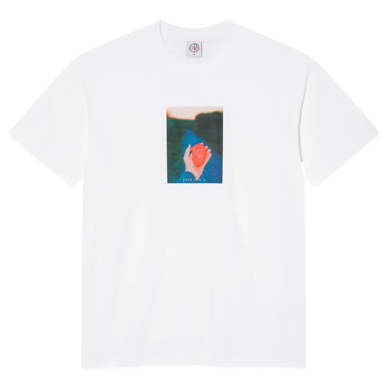 Polar Skate Co. Tee Heart in Hand White