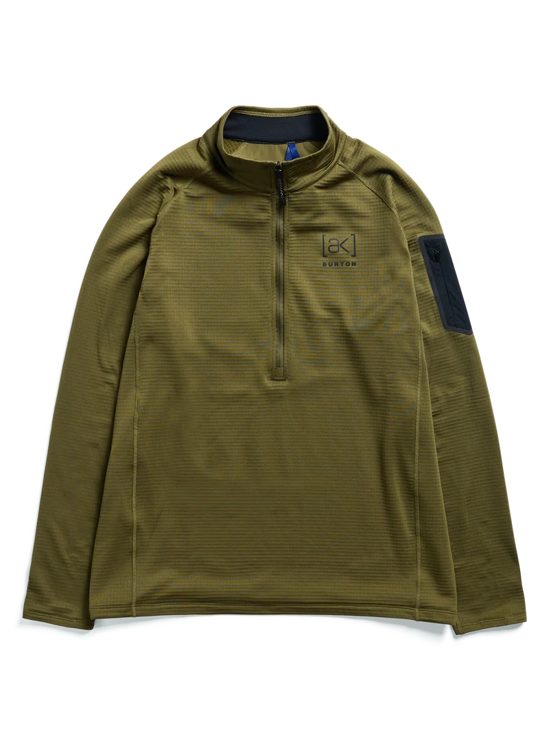 Men's Burton [ak]® Helium Grid Half-Zip Fleece
