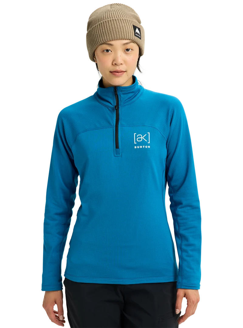 Burton [ak]® Helium Grid Fleece mit Viertelreißverschluss für Damen