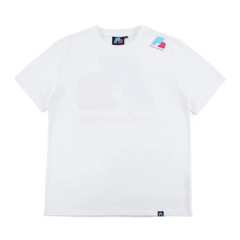 F2 Retro T-Shirt Axxis Unisex Tshirt Weiss - Größe wählbar