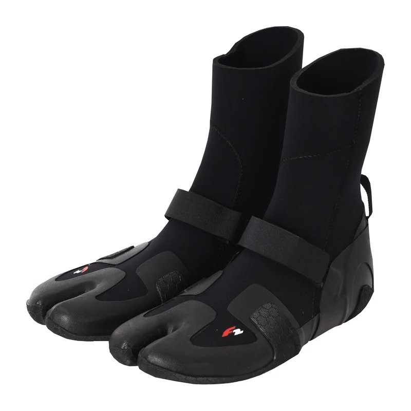 F2 Neopren Schuhe Barfuss Schuhe Split Toe Surfschuhe 36-48 wählbar Schwarz