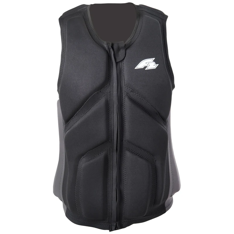 F2 Herren Prallschutz Weste Wake & Sup S-XXL Größe wählbar Schwarz