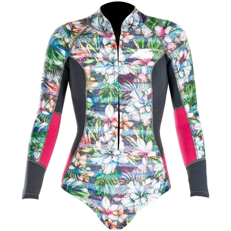 F2 Damen Neopren Anzug Happiness Body High 2 mm Größe wählbar Multicolor