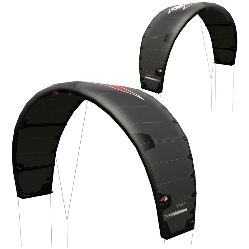 F2 Kite Air V4 8-13qm Größe wählbar Schwarz
