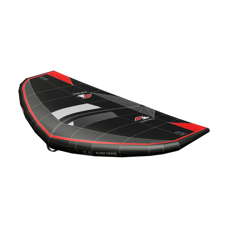 F2 Wing Glide Cross Stiff Handle 3,5-7,5qm Größe wählbar Schwarz