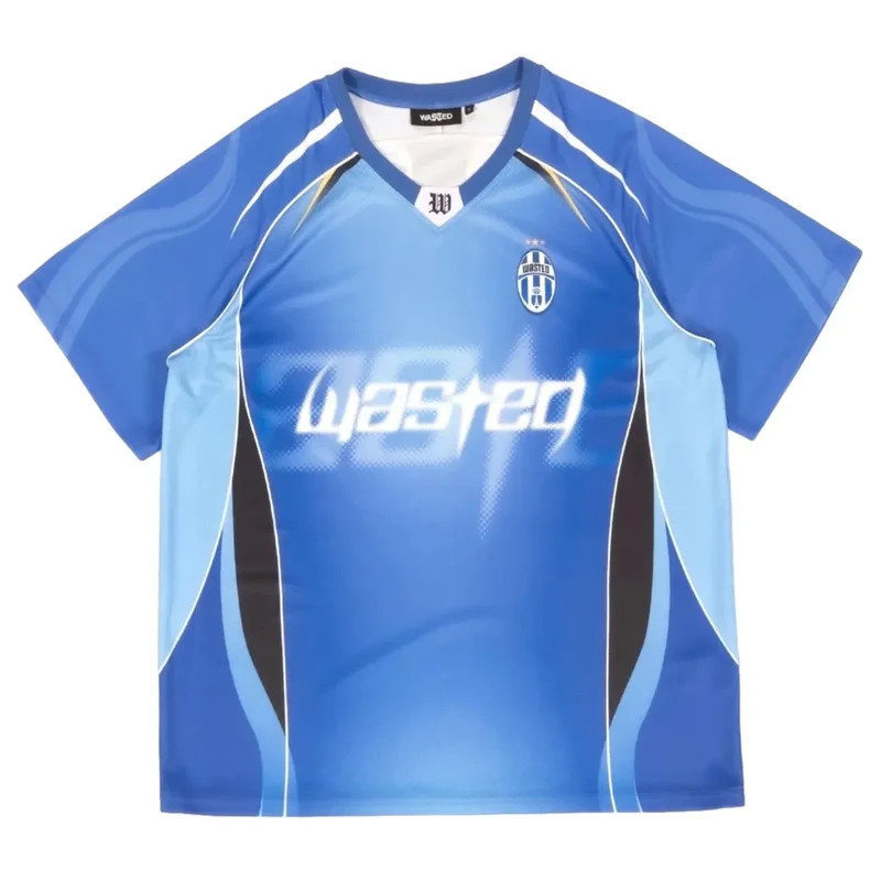 Wasted Paris Football Jersey Areba Blue