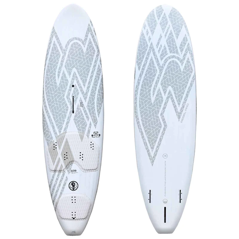 F2 Windsurfboard Rebel Pro Pro 85-125L Größe wählbar Grau