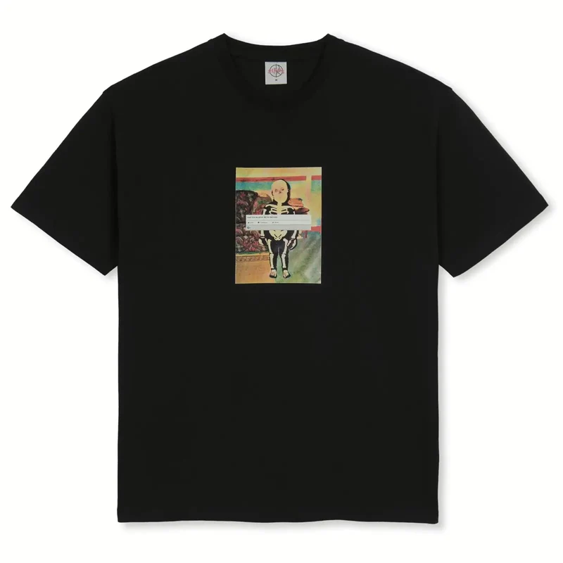 T Shirt Polar Skate Skeleton KID Black