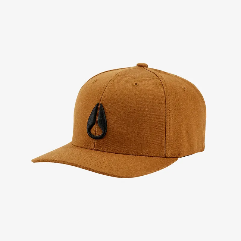 Nixon Deep Down FlexFit Cap Brown / Black