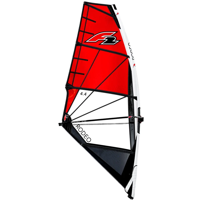 F2 Sale Windsurf Segel Rodeo Team 4,4qm Rot Modell 2022 NEU Sail Only