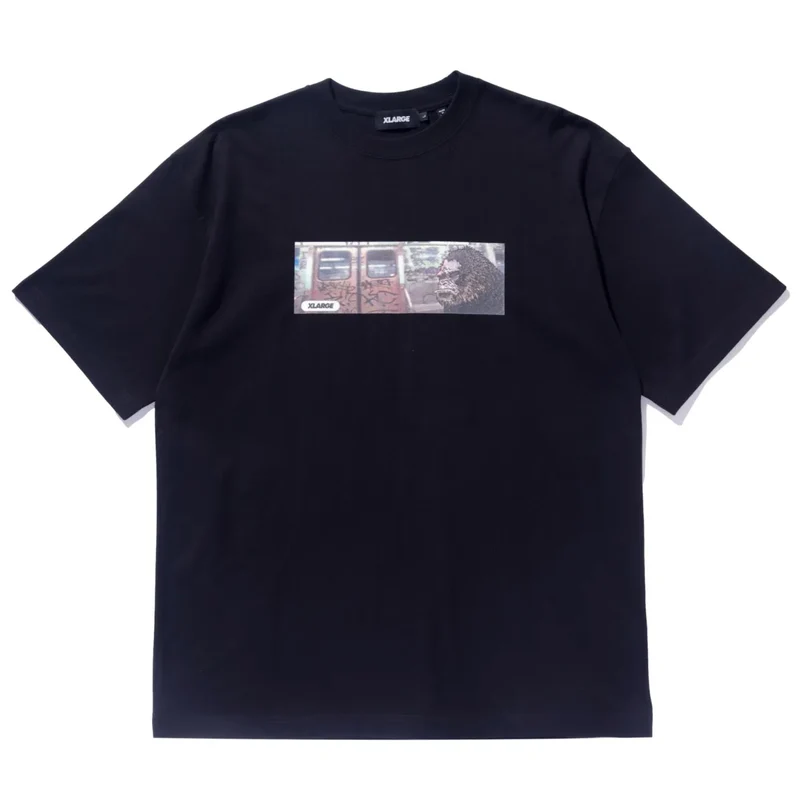 X Large Subway SS TEE Black