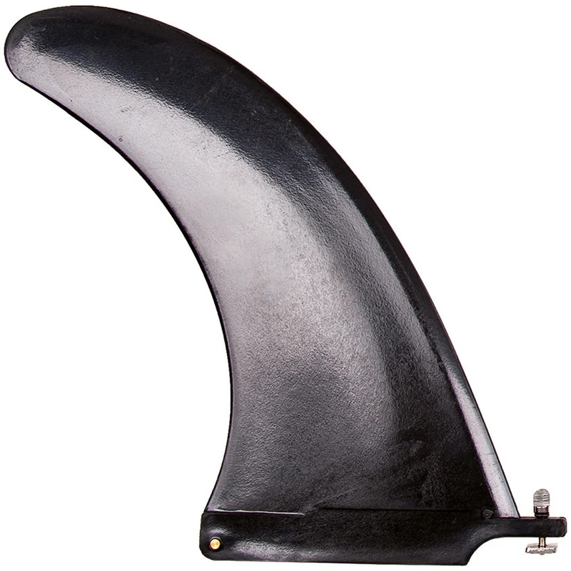 F2 Finne Center Fin 10" US Box mit Schraube und Mutter 16,3 cm Schwarz