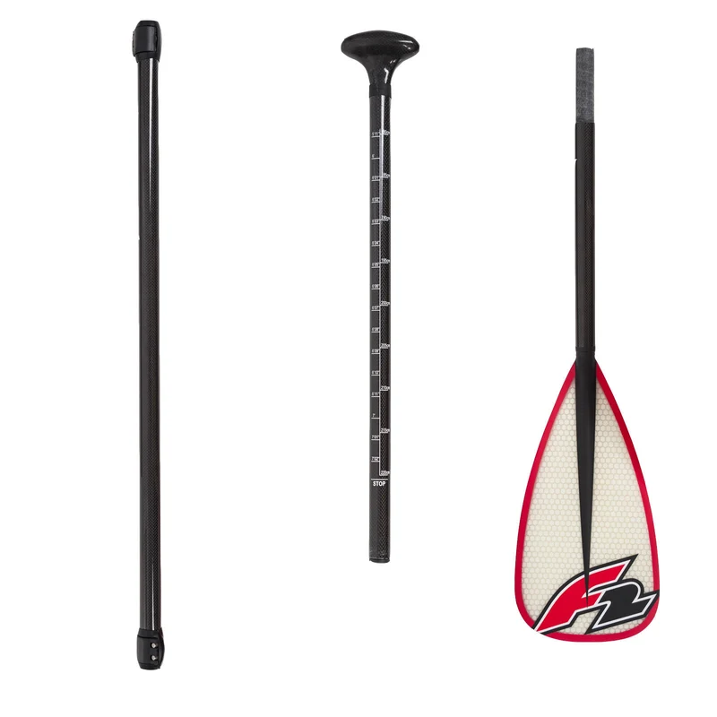F2 SUP Paddel Honeycomb 3 teilig Weiss