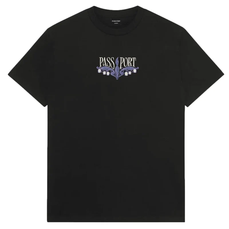 Pass Port T-Shirt Lily of the Valley Nera