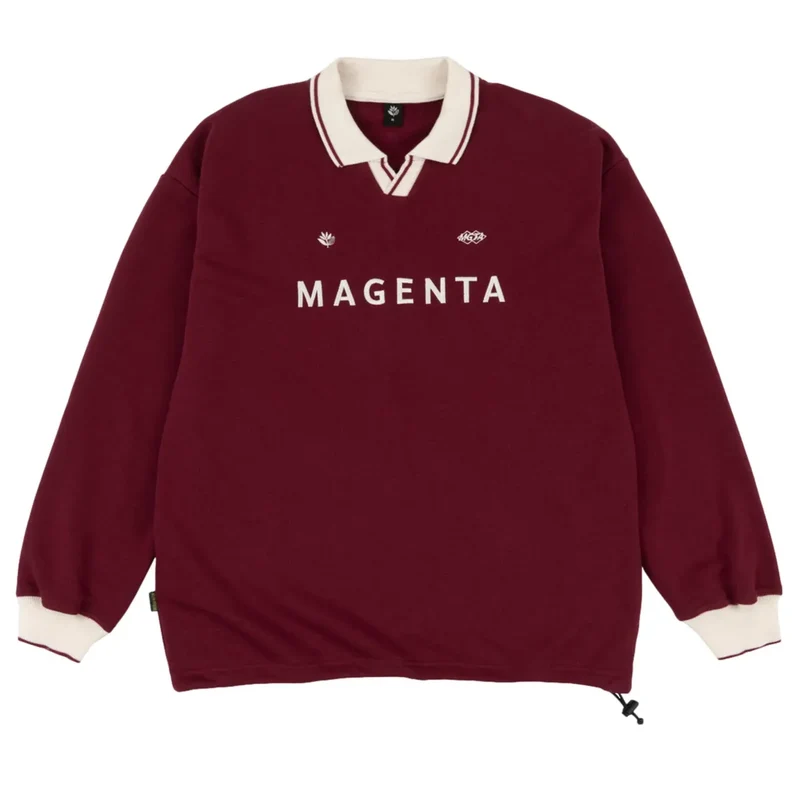 Magenta Rimet Polo Burgundy