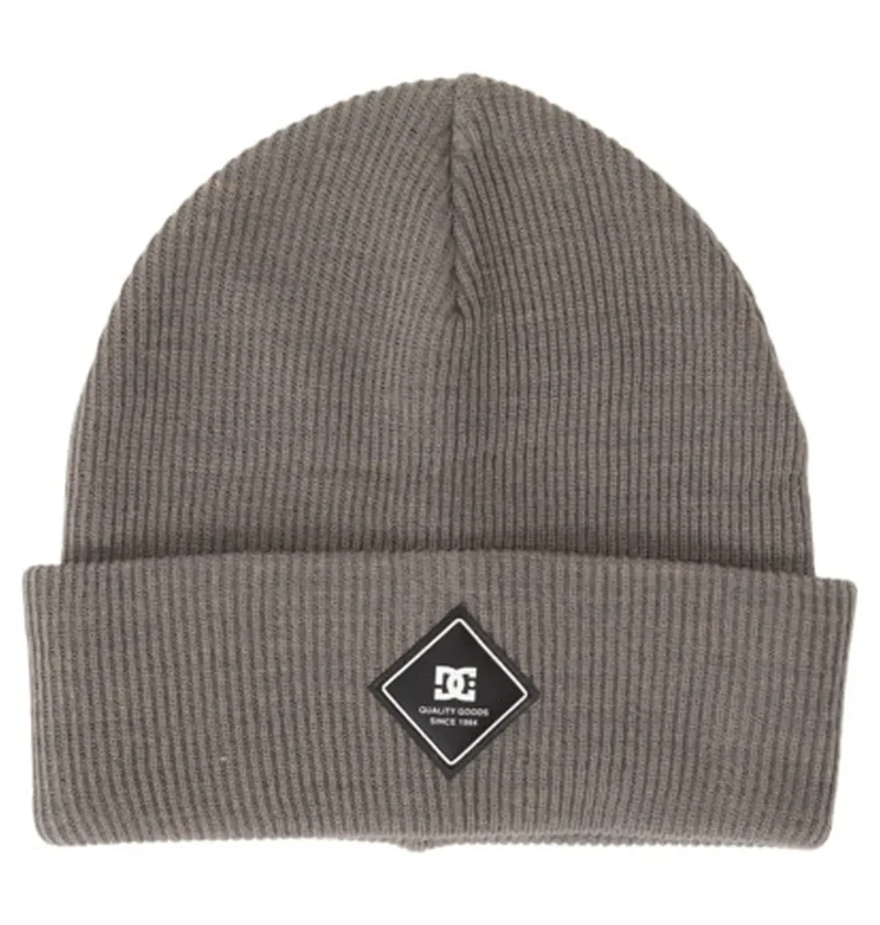 DC Beanie Label Pewter