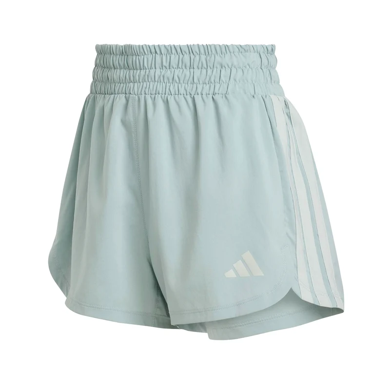 Pacer Workout Shorts mit hohem Bund aus gewebtem Material