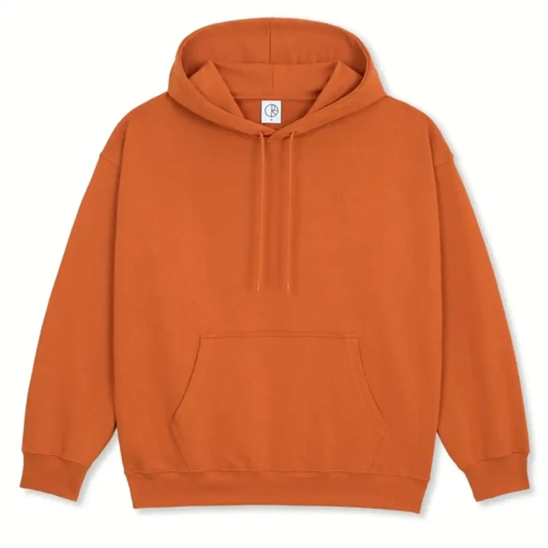Felpa Polar Cappuccio Frank Burnt Orange