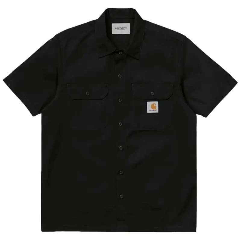 Carhartt Camicia Master Shirt S/S Black