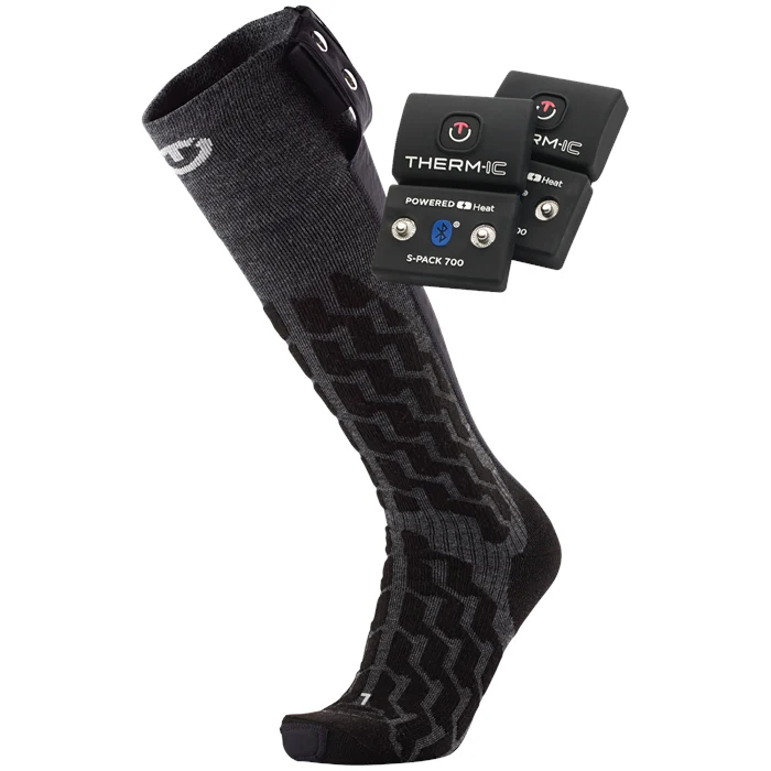 Therm-ic Powersocks Heat Fusion Heated Socks + S-Pack 700B Battery