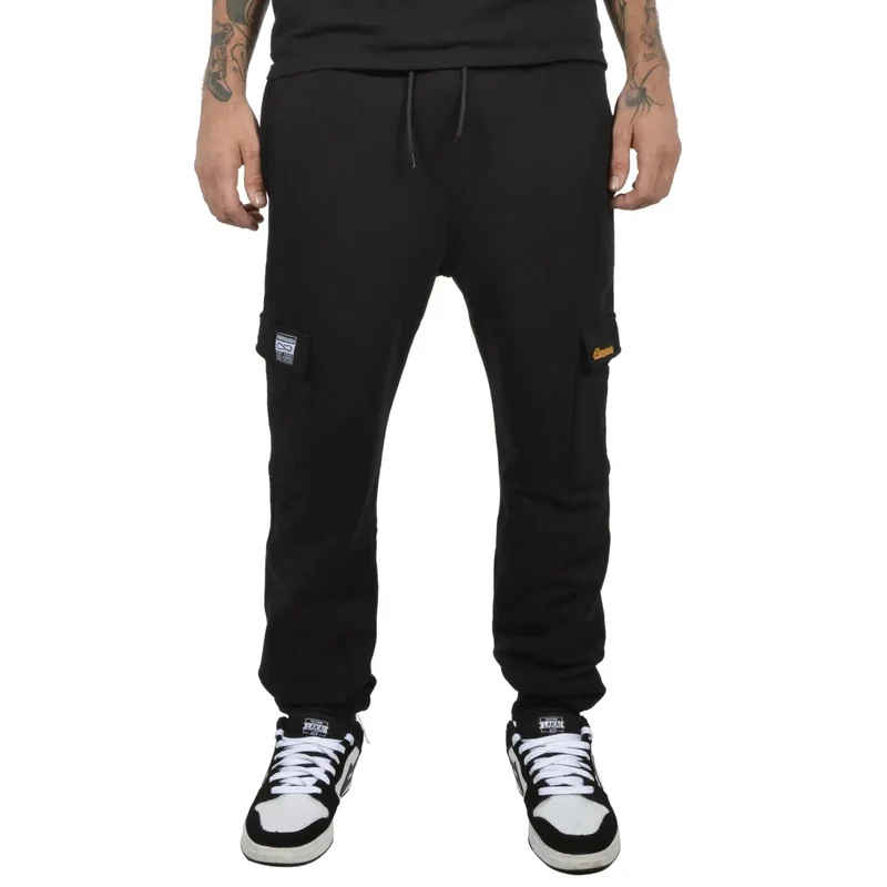 Propaganda Pantalone Signature Cargo Black Sweat Pant
