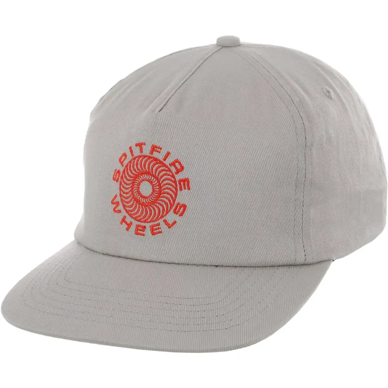 Spitfire Clsassic Swirl Snapback Red and Grey