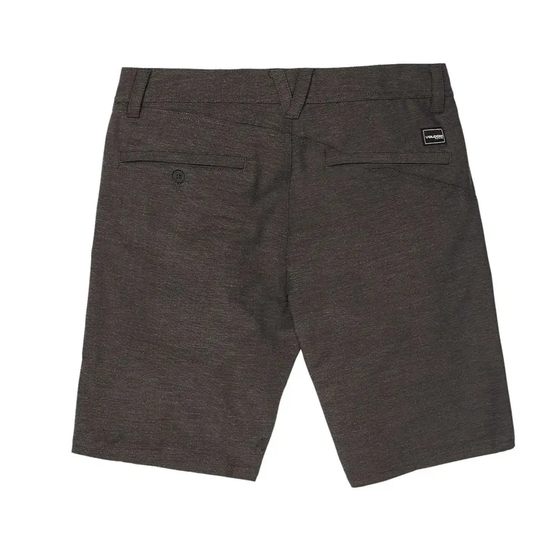 Volcom Pantaloncino Black Slub Frickin Cross Shred 20